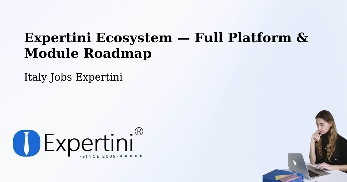 Expertini Ecosystem — Full Platform & Module Roadmap – Bitritto
